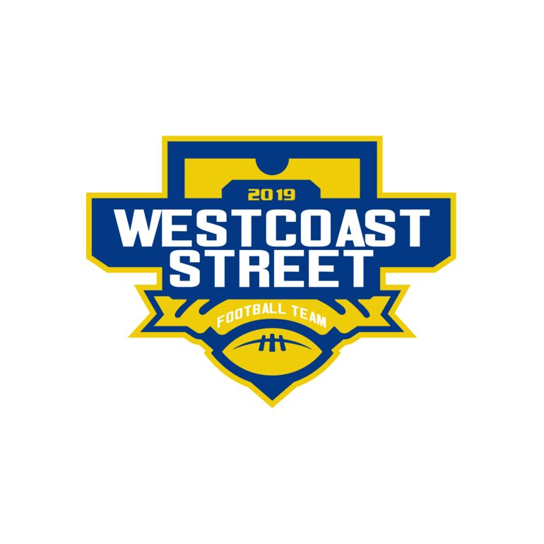 West Coast Street Football League logo template Thumbnail