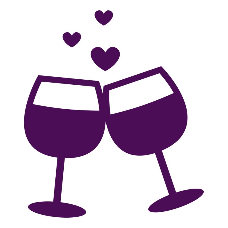 Valentines Wine Glass Thumbnail
