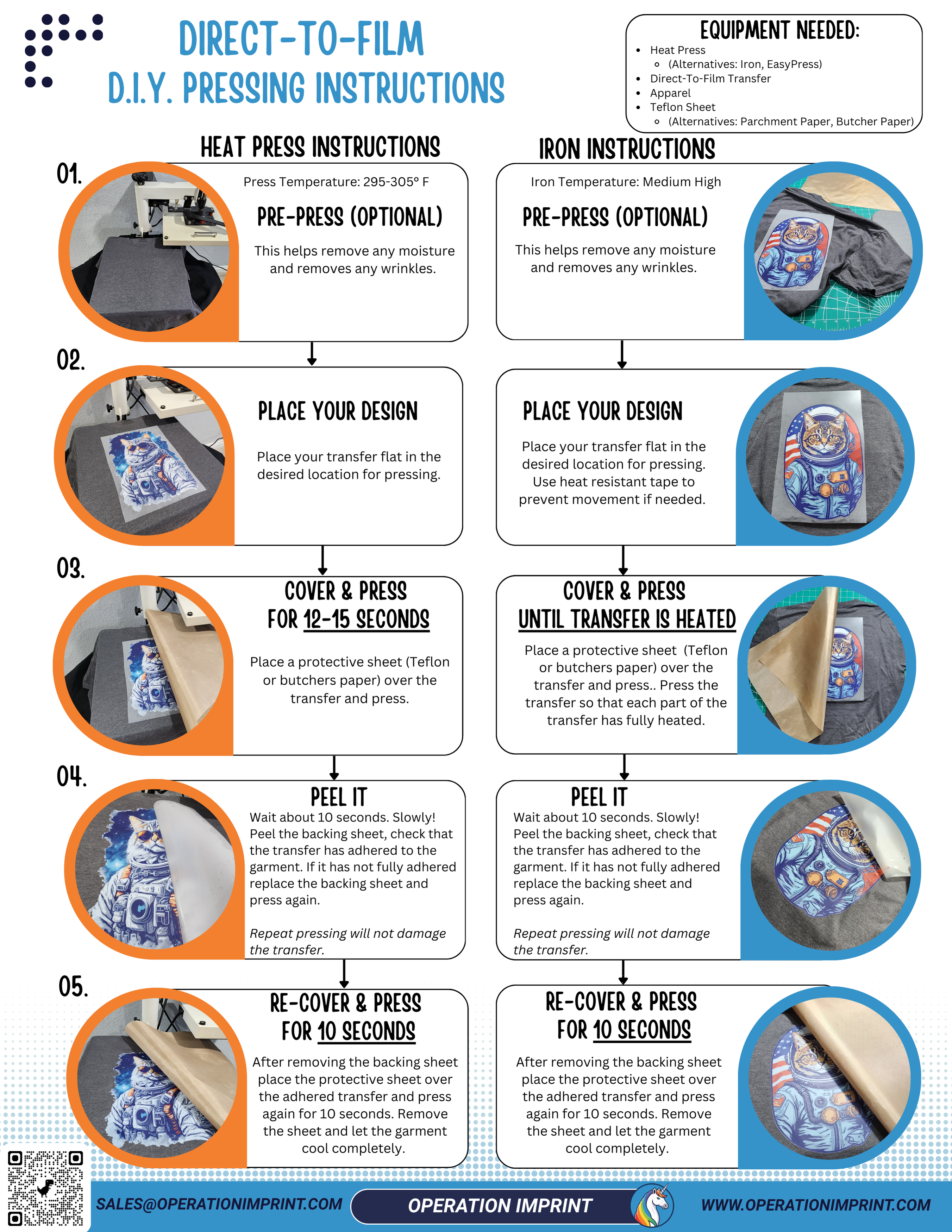 DTF Print Instructions