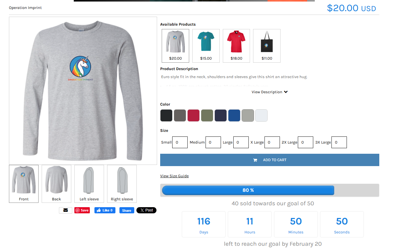 campaign page view
