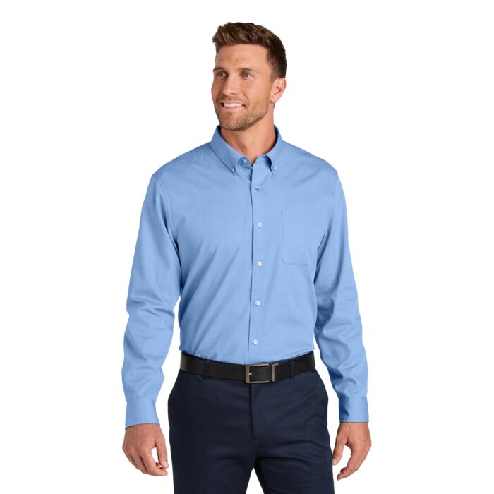 Long Sleeve Nailhead Easy Care Shirt Thumbnail