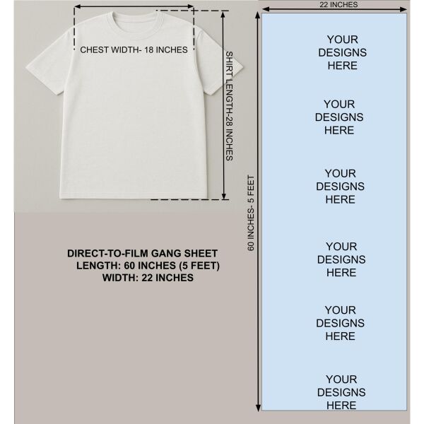 60 Inch (5 Feet) DTF Gang Sheet Thumbnail