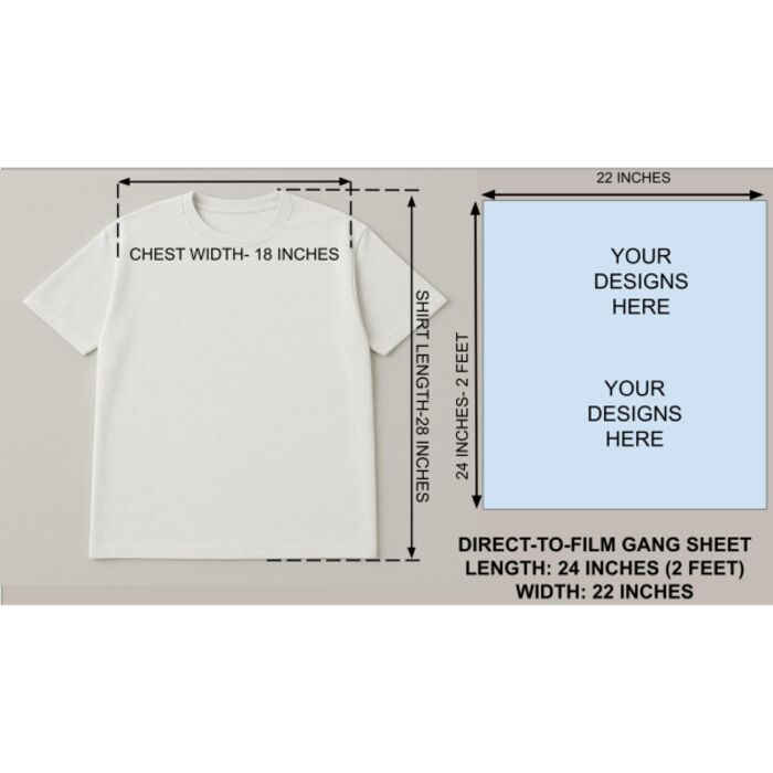 24 Inch (2 Feet) DTF Gang Sheet Thumbnail