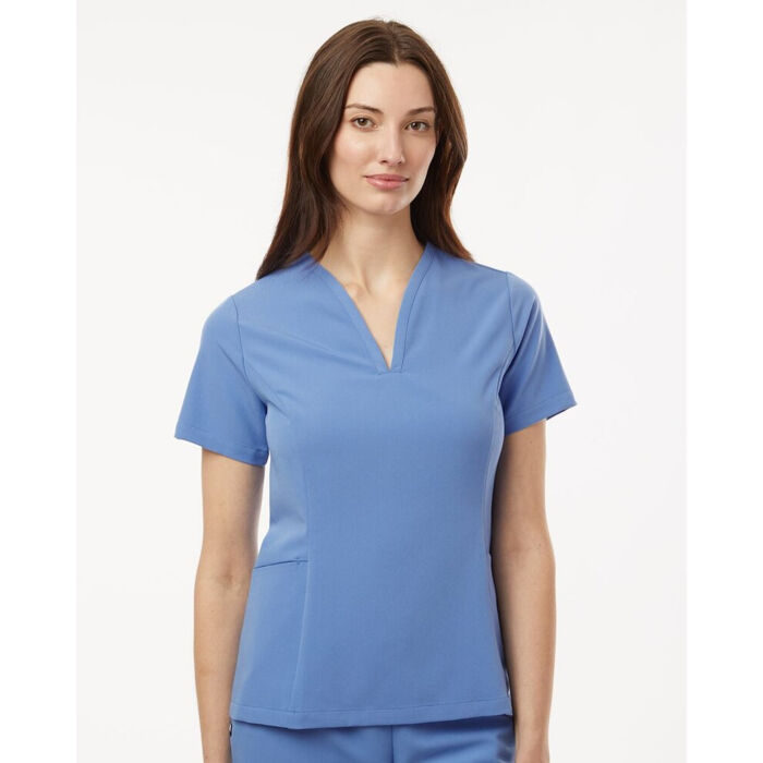 Women's Calix Fit & Flare Scrub V-Neck Top Thumbnail