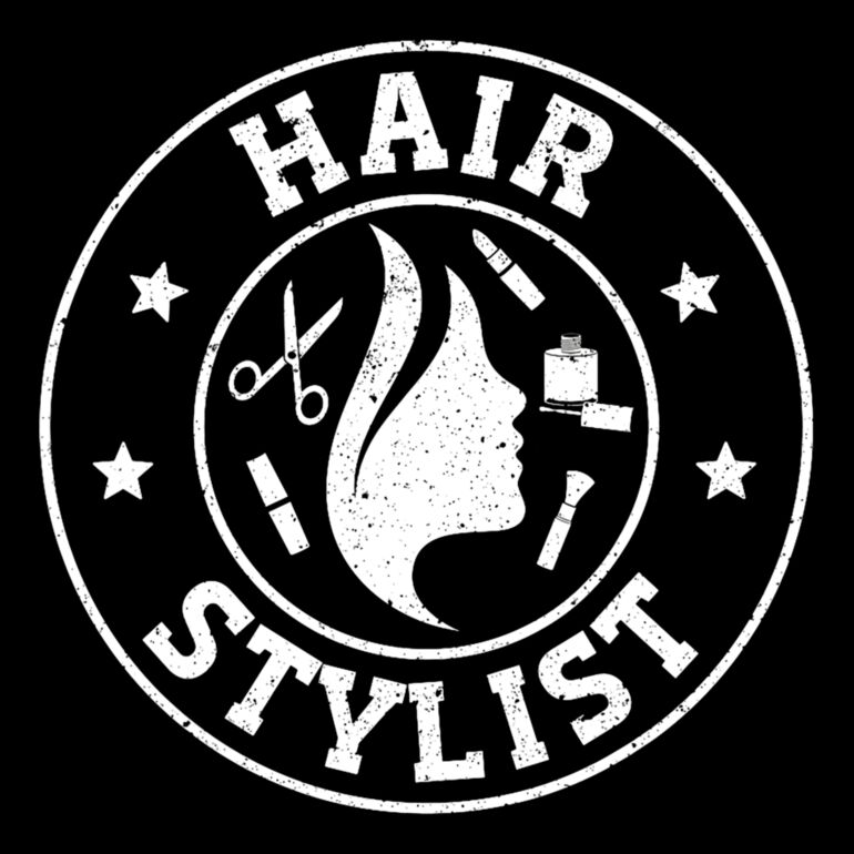 Hair Stylist  Round Logo  Thumbnail
