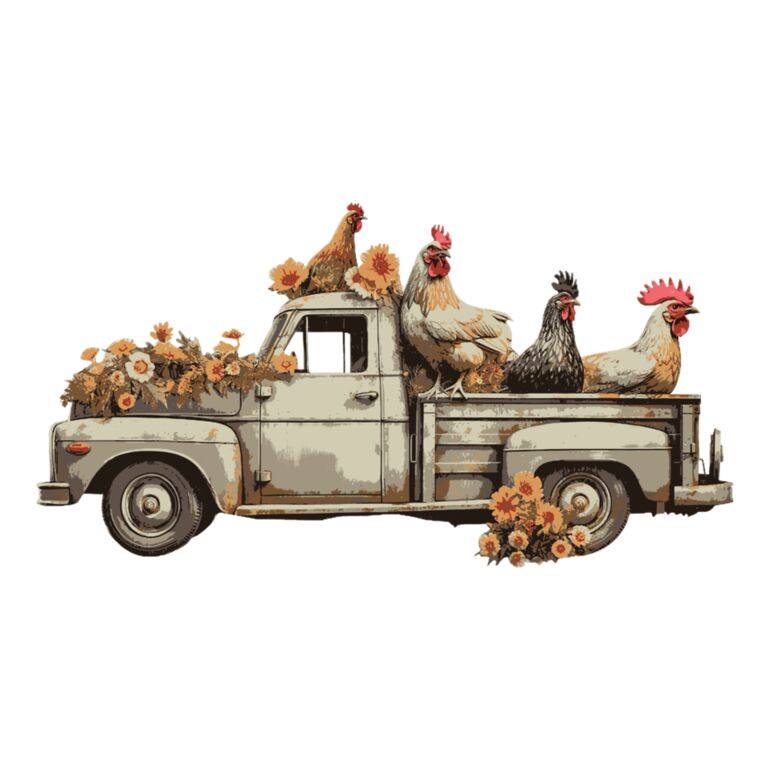 Chickens On Truck Thumbnail