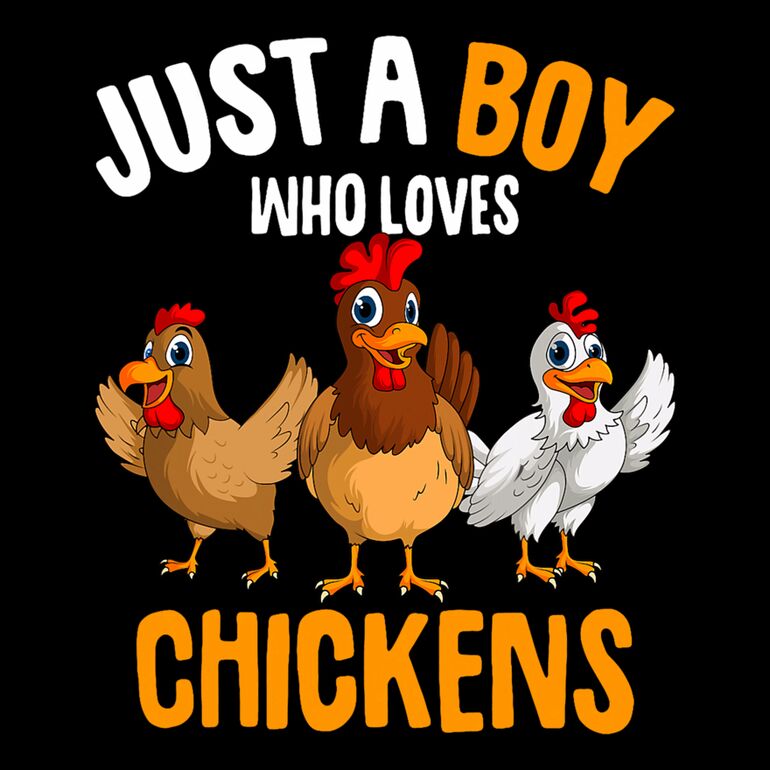 Just A Boy Who Loves Chickens Thumbnail