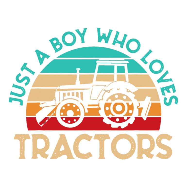 Just A Boy Who Loves Tractors  multicolor  Thumbnail