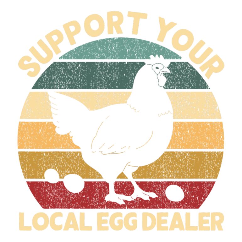 Support Your Local Egg Dealer  Black Chicken  Thumbnail