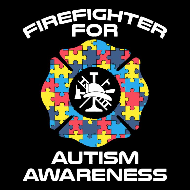 Firefighter For Autism Awareness Thumbnail
