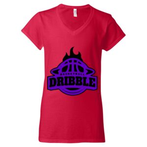 Softstyle® Women’s V-Neck T-Shirt Thumbnail