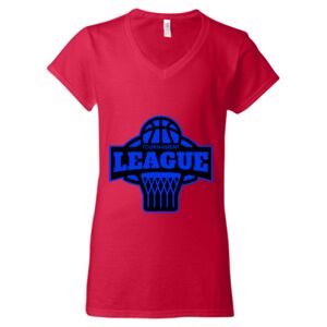 Softstyle® Women’s V-Neck T-Shirt Thumbnail