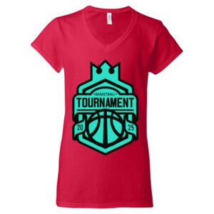 Softstyle® Women’s V-Neck T-Shirt Thumbnail