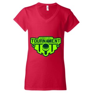 Softstyle® Women’s V-Neck T-Shirt Thumbnail