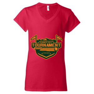 Softstyle® Women’s V-Neck T-Shirt Thumbnail