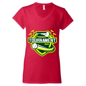 Softstyle® Women’s V-Neck T-Shirt Thumbnail