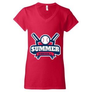 Softstyle® Women’s V-Neck T-Shirt Thumbnail