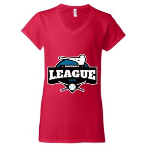 Softstyle® Women’s V-Neck T-Shirt Thumbnail