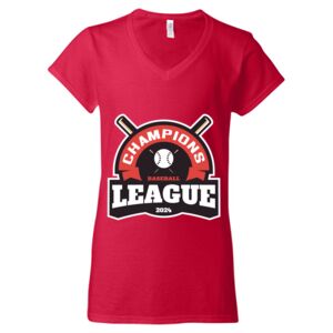 Softstyle® Women’s V-Neck T-Shirt Thumbnail