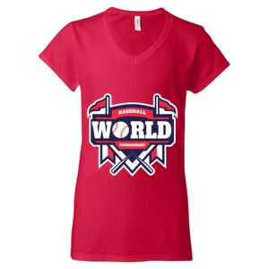 Softstyle® Women’s V-Neck T-Shirt Thumbnail