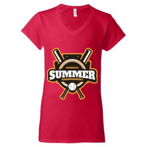 Softstyle® Women’s V-Neck T-Shirt Thumbnail