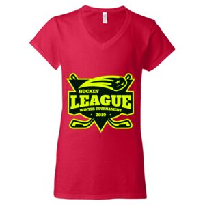 Softstyle® Women’s V-Neck T-Shirt Thumbnail