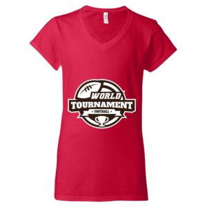 Softstyle® Women’s V-Neck T-Shirt Thumbnail