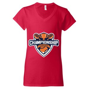 Softstyle® Women’s V-Neck T-Shirt Thumbnail