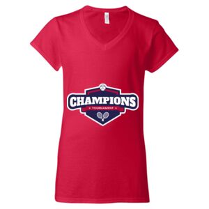 Softstyle® Women’s V-Neck T-Shirt Thumbnail