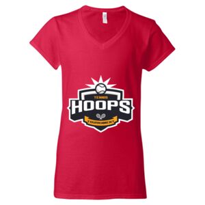 Softstyle® Women’s V-Neck T-Shirt Thumbnail