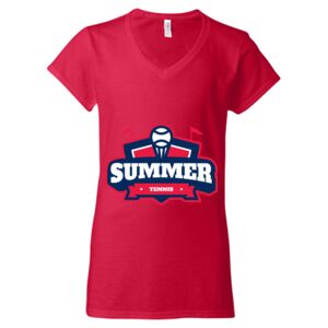 Softstyle® Women’s V-Neck T-Shirt Thumbnail