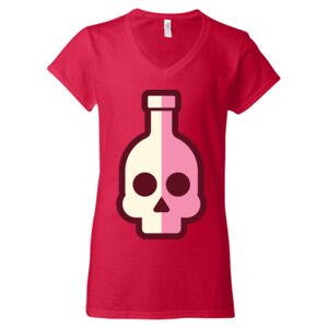 Softstyle® Women’s V-Neck T-Shirt Thumbnail