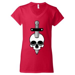 Softstyle® Women’s V-Neck T-Shirt Thumbnail