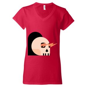 Softstyle® Women’s V-Neck T-Shirt Thumbnail