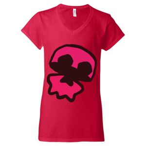 Softstyle® Women’s V-Neck T-Shirt Thumbnail
