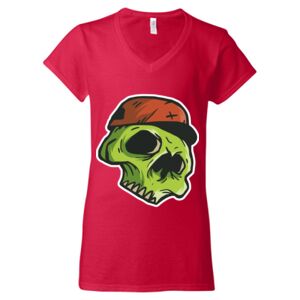 Softstyle® Women’s V-Neck T-Shirt Thumbnail