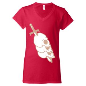 Softstyle® Women’s V-Neck T-Shirt Thumbnail