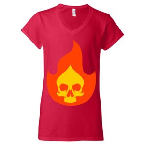 Softstyle® Women’s V-Neck T-Shirt Thumbnail