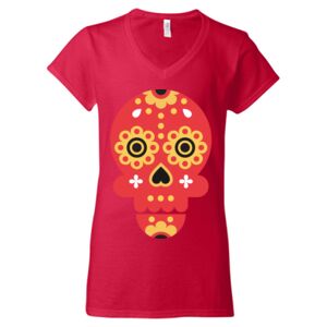 Softstyle® Women’s V-Neck T-Shirt Thumbnail