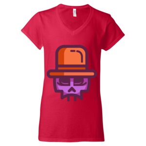 Softstyle® Women’s V-Neck T-Shirt Thumbnail