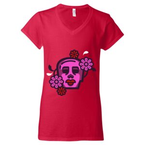 Softstyle® Women’s V-Neck T-Shirt Thumbnail