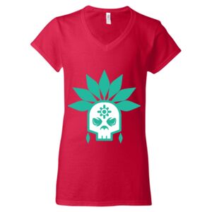 Softstyle® Women’s V-Neck T-Shirt Thumbnail
