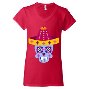Softstyle® Women’s V-Neck T-Shirt Thumbnail