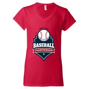 Softstyle® Women’s V-Neck T-Shirt Thumbnail