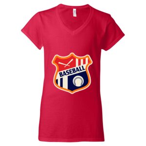 Softstyle® Women’s V-Neck T-Shirt Thumbnail