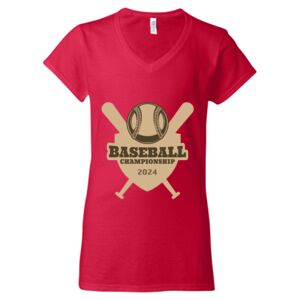 Softstyle® Women’s V-Neck T-Shirt Thumbnail