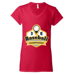 Softstyle® Women’s V-Neck T-Shirt Thumbnail