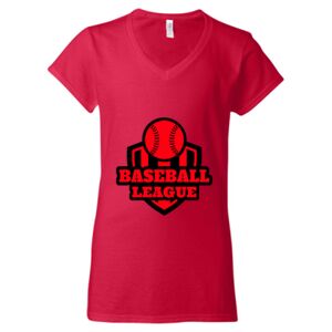 Softstyle® Women’s V-Neck T-Shirt Thumbnail