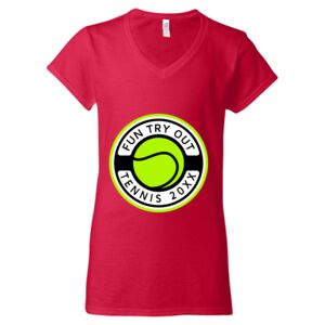 Softstyle® Women’s V-Neck T-Shirt Thumbnail