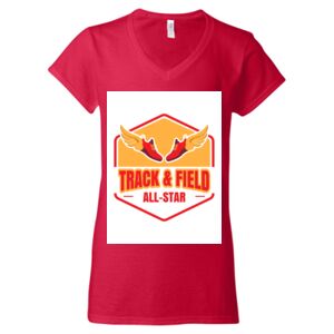 Softstyle® Women’s V-Neck T-Shirt Thumbnail